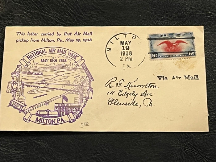 National Air Mail Week - May 1938. East Pittsburgh, Pa. cache