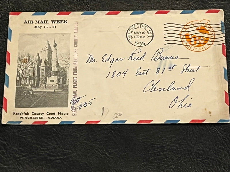 National Air Mail Week - Winchester, Indiana 1938