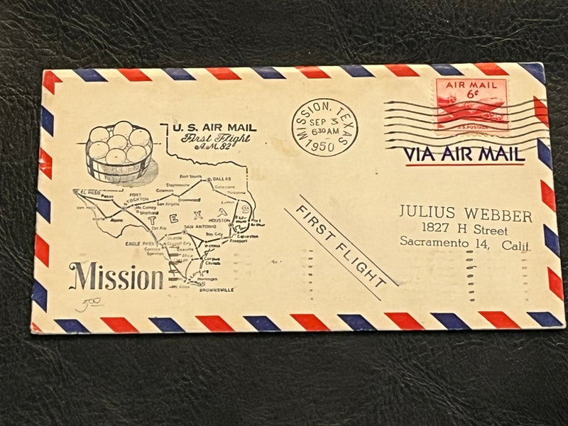 First flight - Mission - San Antonio Texas. 1950