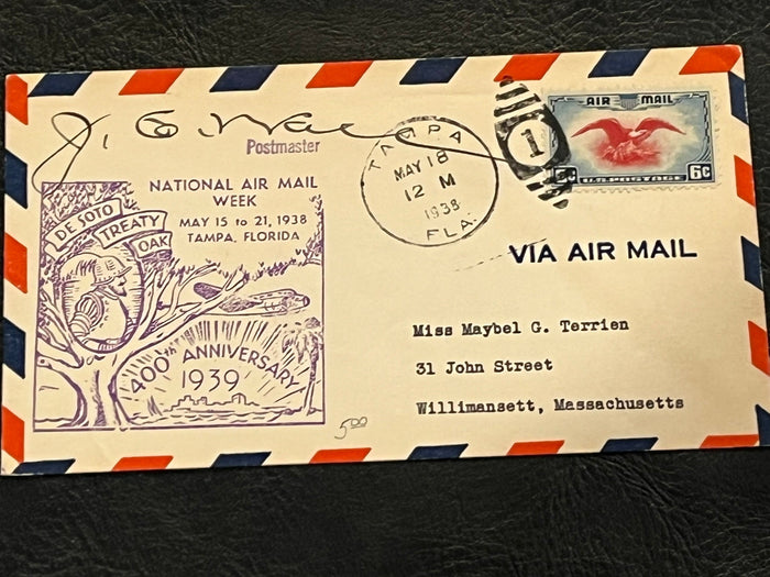 National Air Mail Week - Tampa 1938