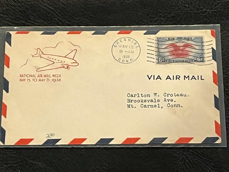 National Air Mail Week - Cheshire, Conn. 1938