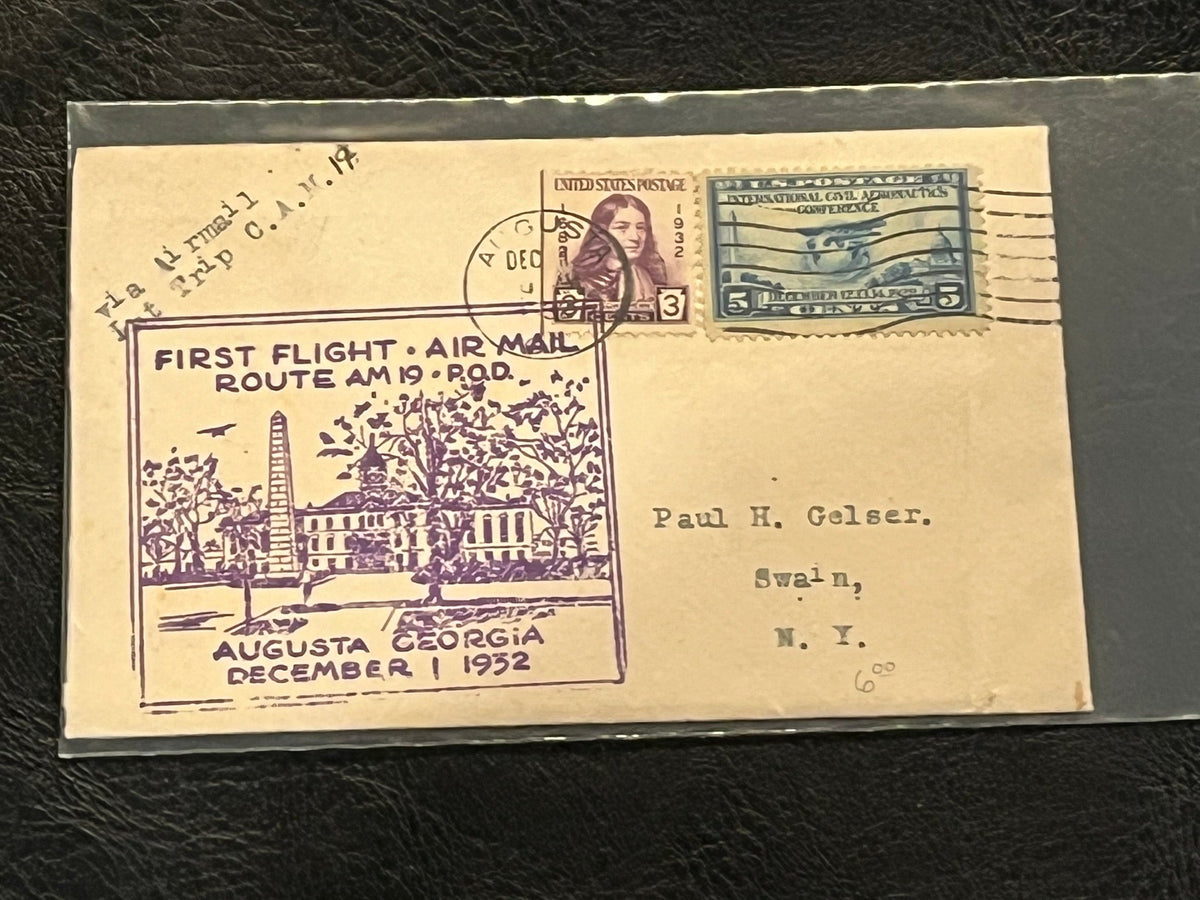 First flight - Augusta George 1932