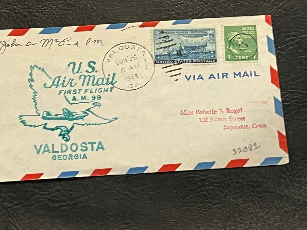 First flightt - Valdosta, Georgia 1949