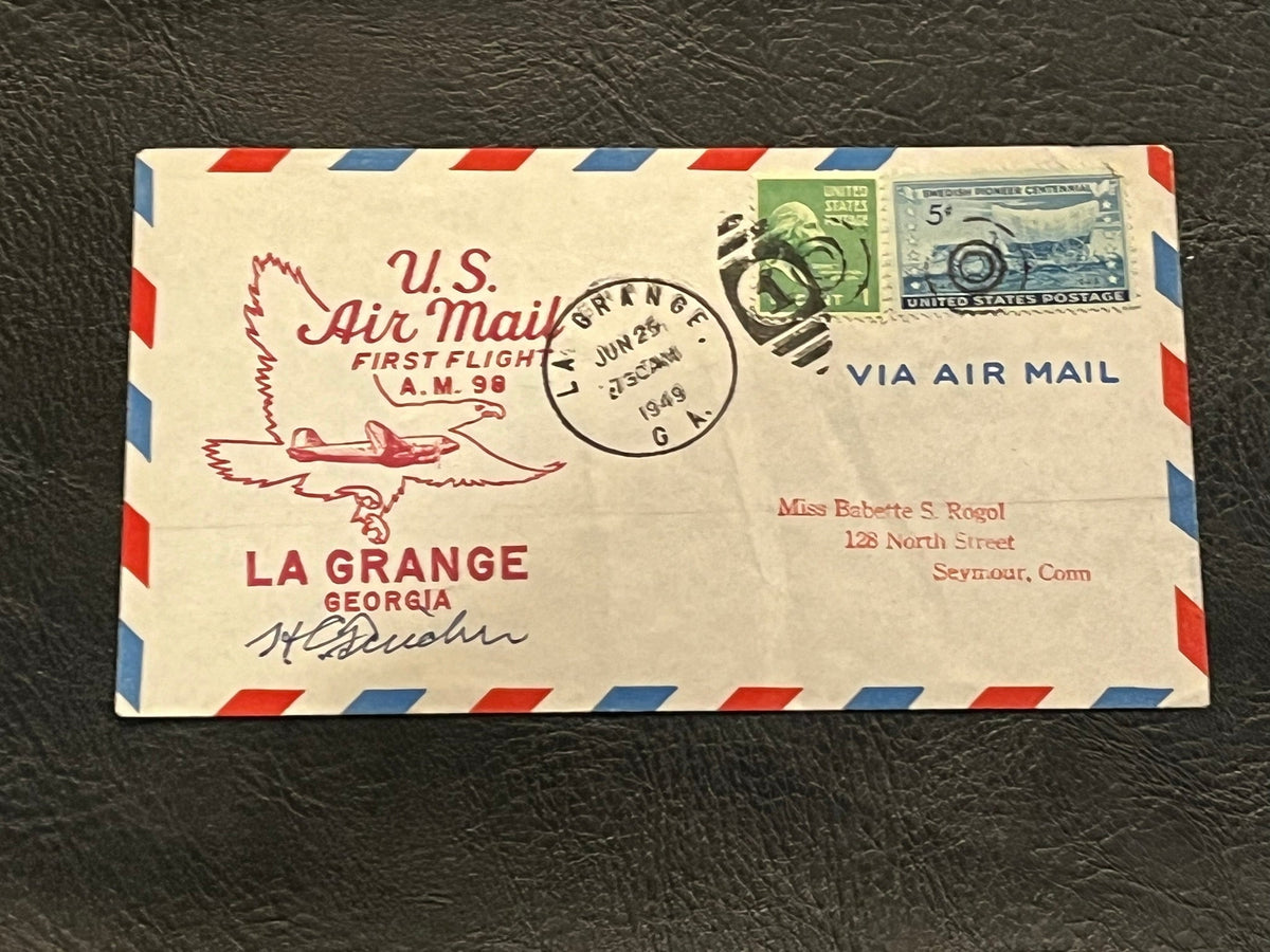 LaGrange Georgia first Flight cover. 1949