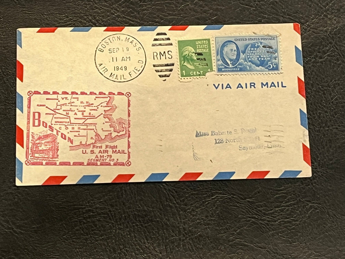 Boston - First Air Mail flight AM79Segment 3 1949