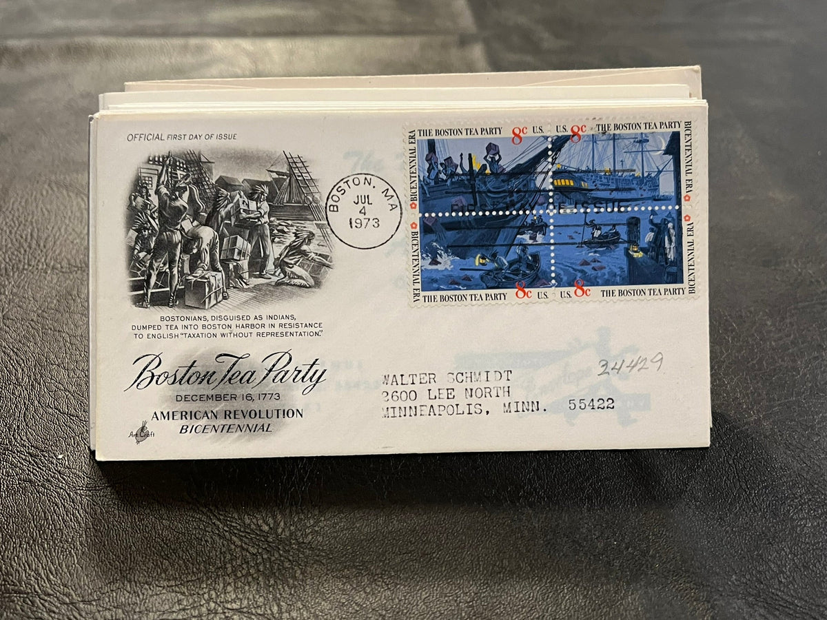 Boston Tea Party Bicentennial FDC