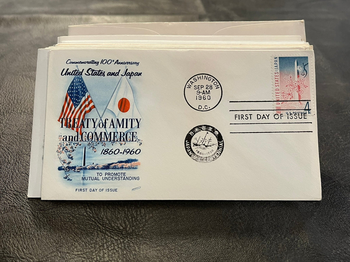 Treat of Amity - United States & Japan FDC