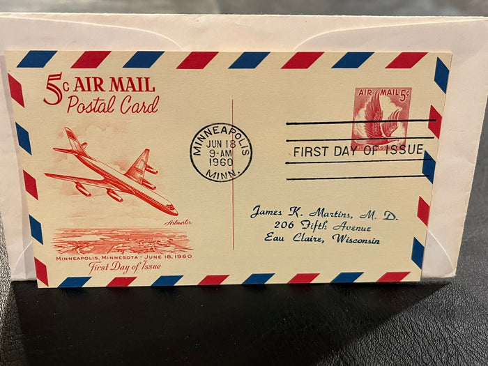 5c Air Mail FDC