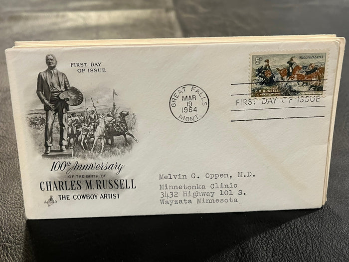 Charles Russell Cowboy Artists FDC