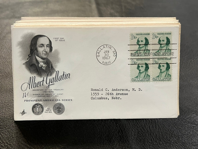 Albert Gallatin FDC 1967