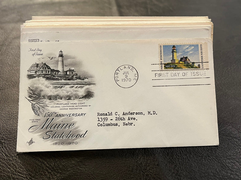 Maine Statehood 150th Anniversary FDC