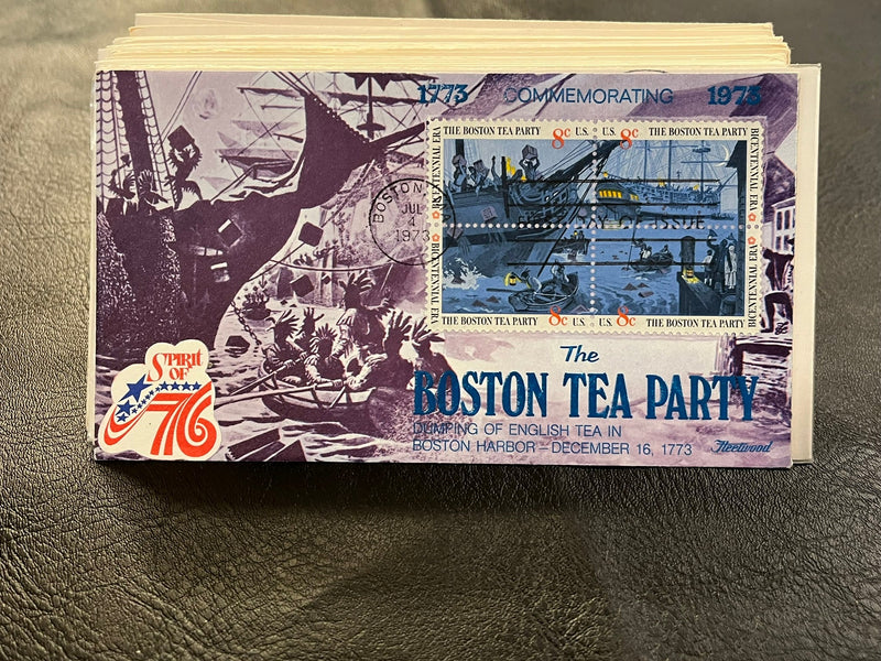 Boston Tea Party Bicentennial FDC - 2