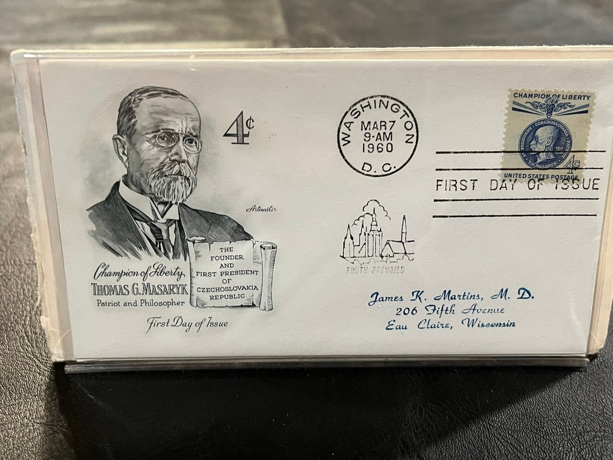 Thomas Masaryk Patriot FDC