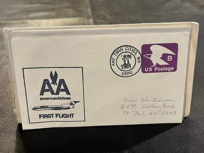 American Airlines First Flight Cover