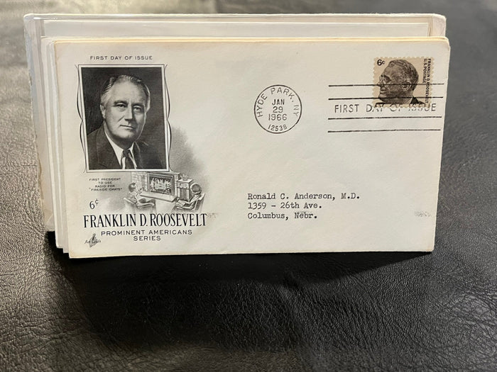 Franklin Roosevelt - Prominent American FDC