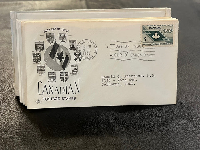 Canadian Postage Stamps FDC - 1