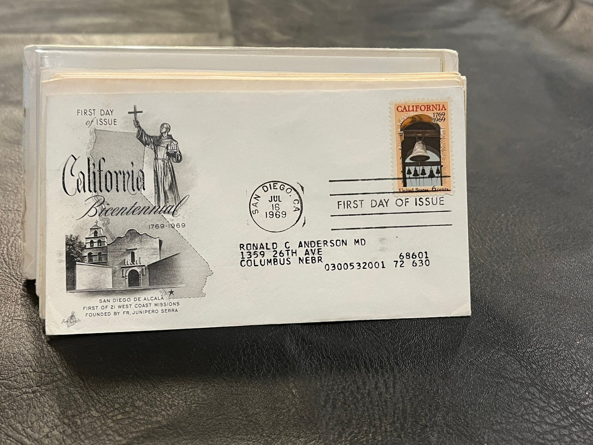 California Bicentennial FDC - 1