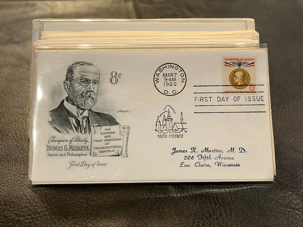 Thomas Masaryk Patriot FDC - 1