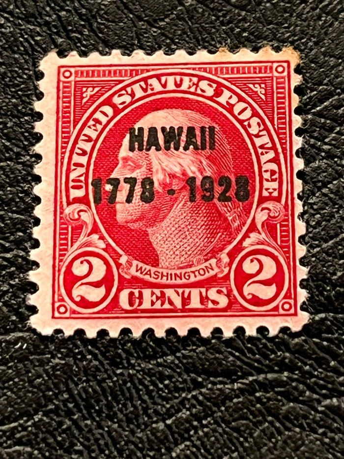 #647 2c Discovery of Hawaii, Carmine