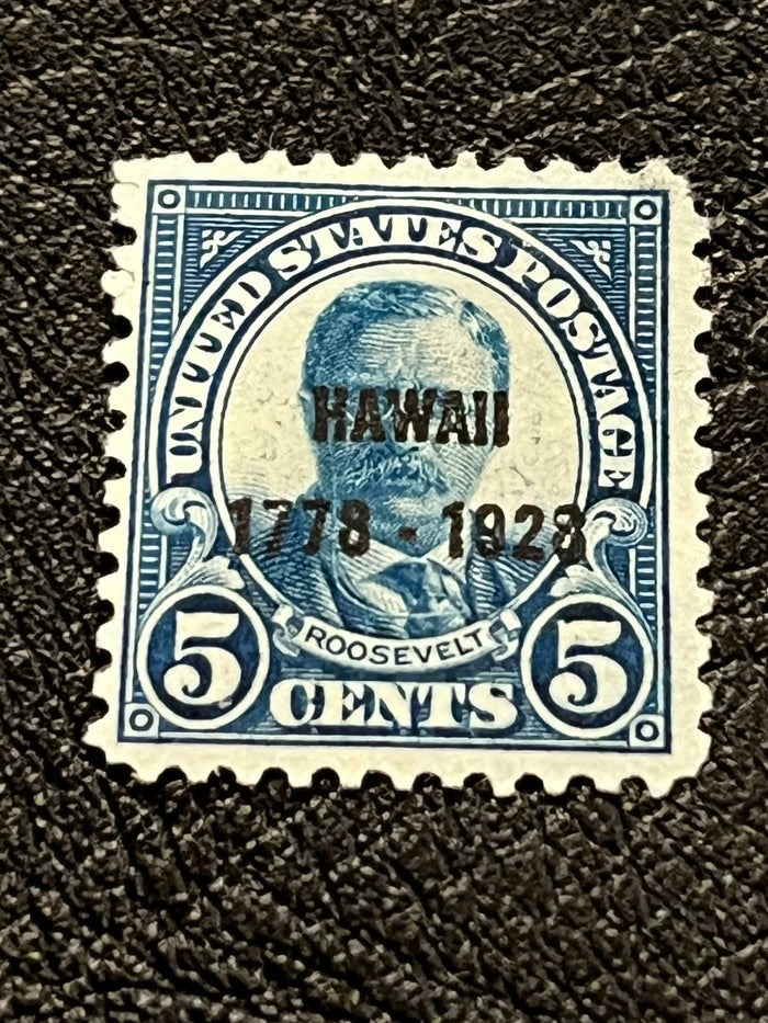 #674 5c Roosevelt - Hawaii Overprint