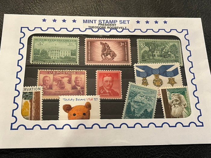 Mint Stamp Set - President Theodore Roosevelt