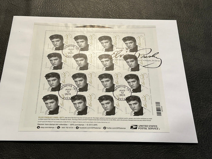 2015 Elvis Presley FDC - Sheet