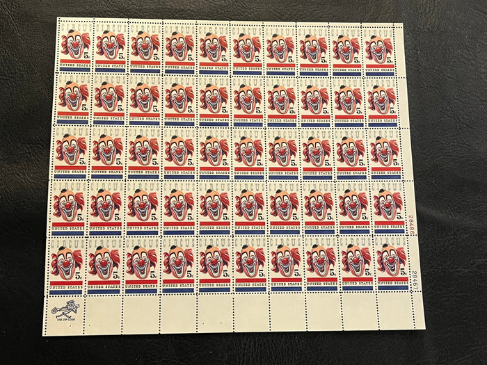 #1309 - 1966 5c American Circus Mint Sheet