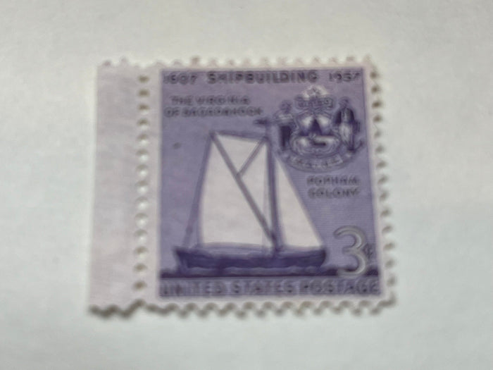 #1095 - 1957 3c Shipbuiding Anniversary