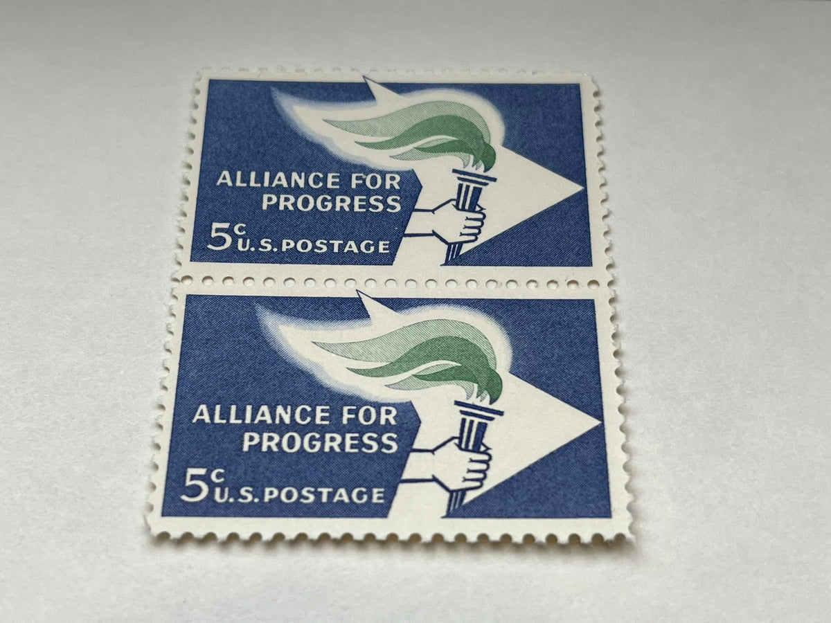 #1234 - 1963 5c Alliance for Progress (15 individual stamps included)