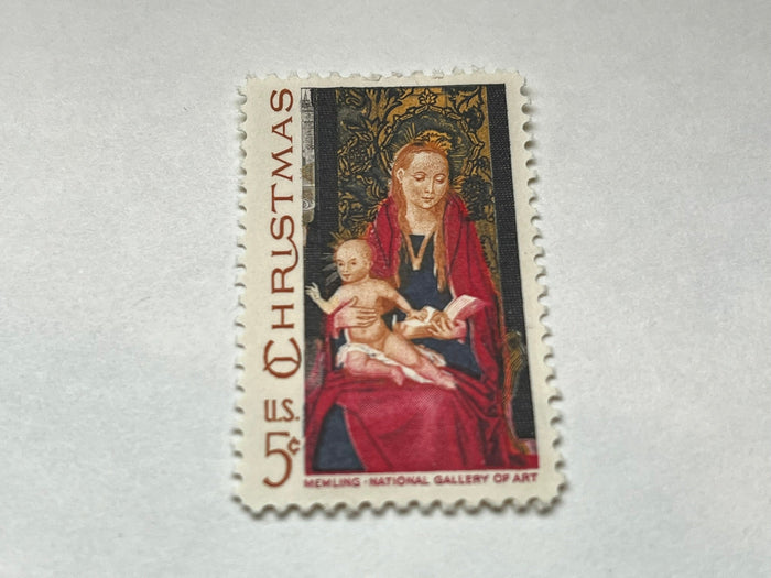 #1336 - 1967 5c Traditional Christmas: Madonna and Child Mint Sheet