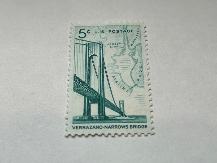 #1258 1964 5c Verrazano Narrows Bridge