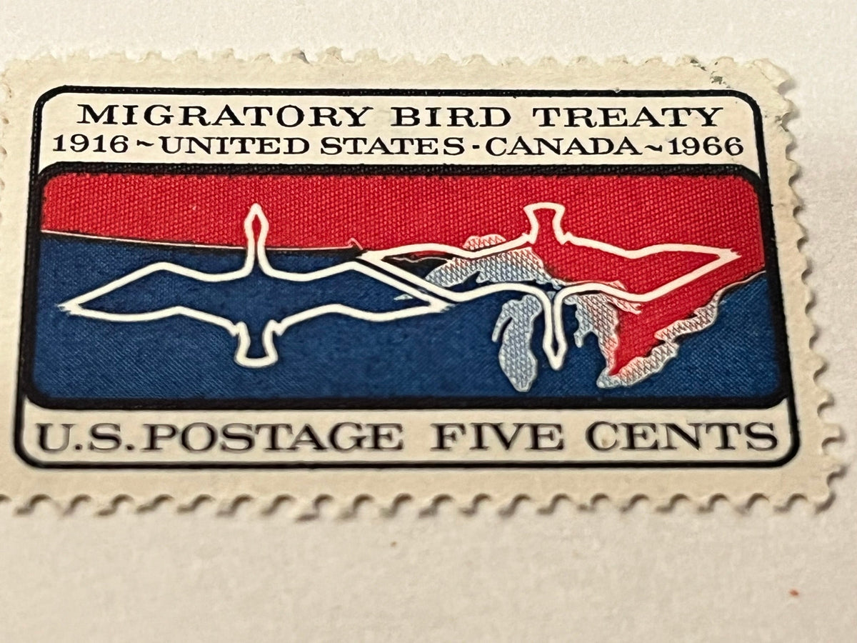 #1306 - 1966 5c Migratory Bird Treaty