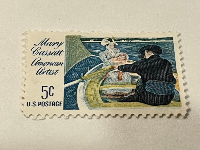 #1322 - 1966 5c Mary Cassatt (Includes 2 mnh stamps)