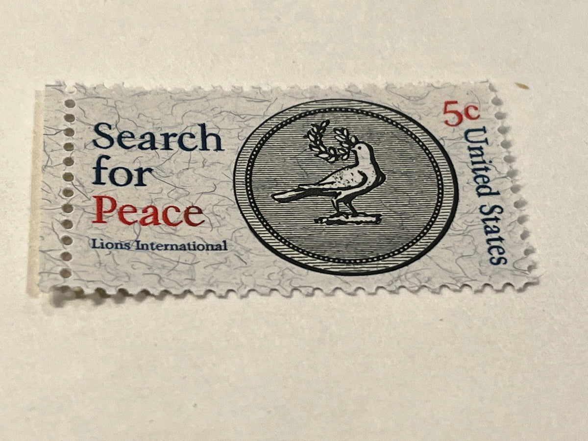 #1326 - 1967 5c Search for Peace (3 mnh stamps included)