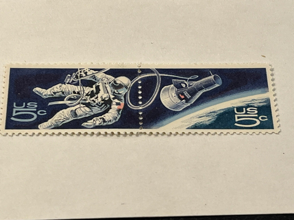 #1331-1332 - 1967 5c Accomplishments in Space