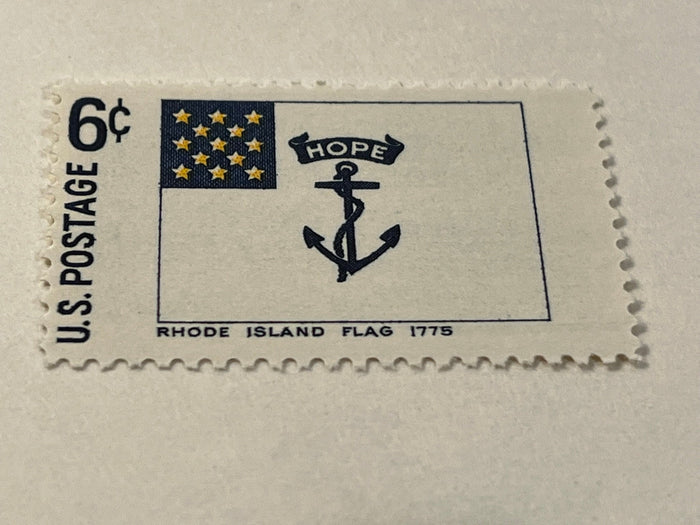 #1349 - 1968 5c Rhode Island Flag