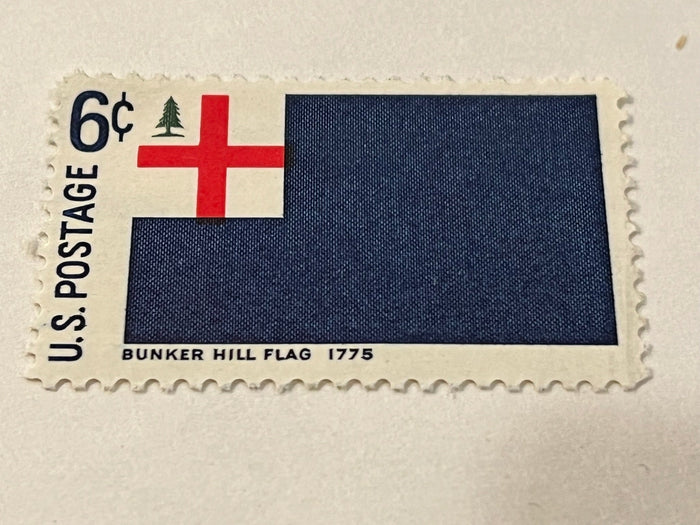 $1351 - 1968 6c Bunker Hill Flag