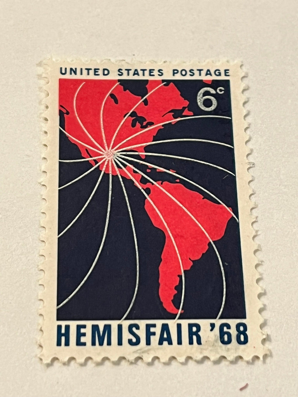 #1340 - 6c Hemisfair 1968 (Inclkudes 10 mnh stamps)