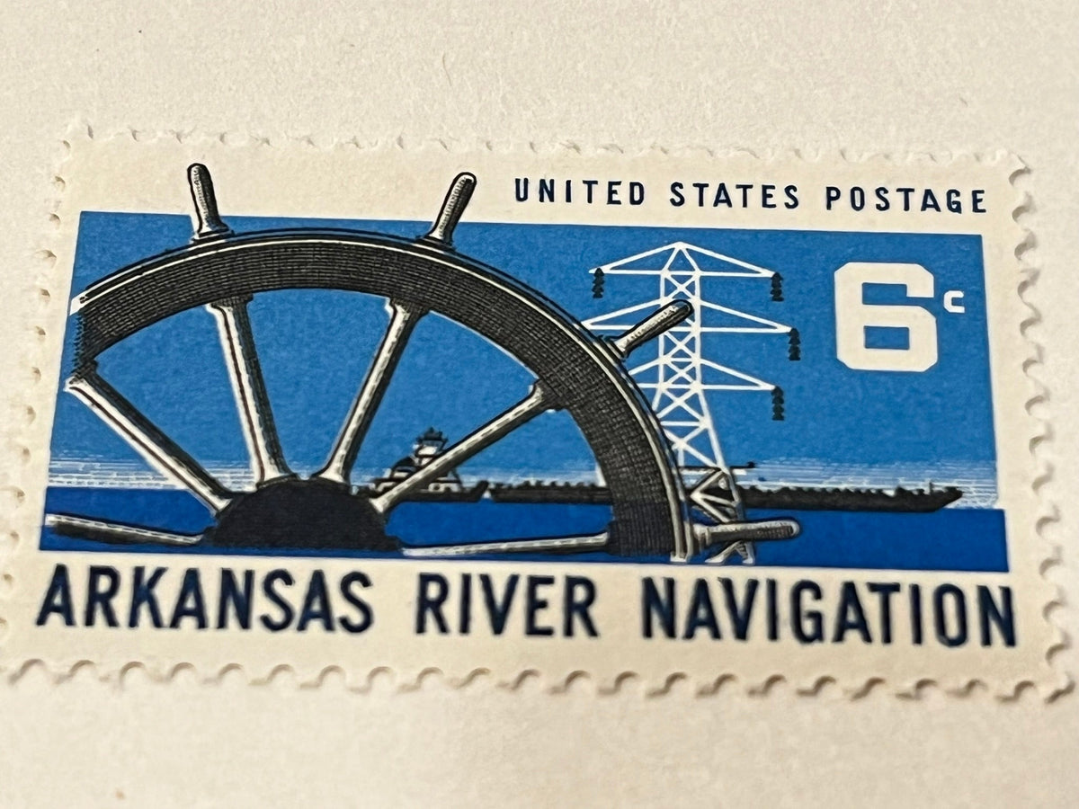 #1358 - 1968 6c Arkansas River Navigation