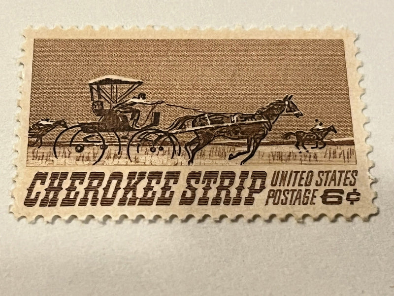 #1360 - 1968 6c Cherokee Strip