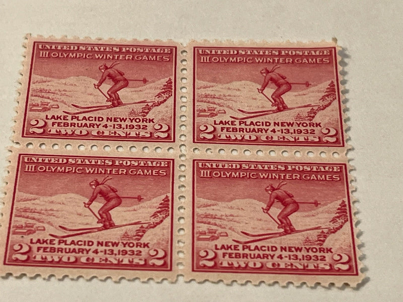 #716 - 1932 2c Third Olympic Winter Games