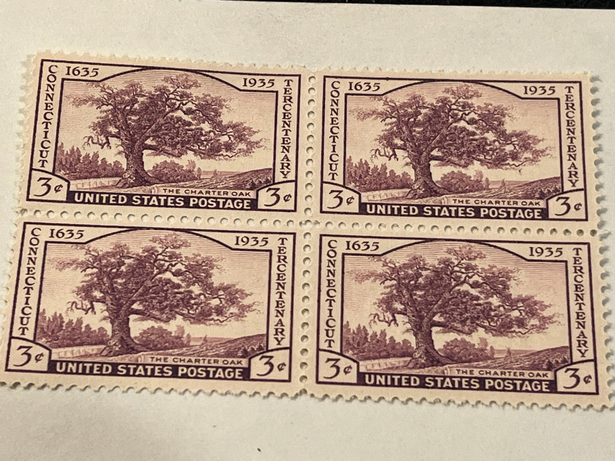 #772 - 1935 3c Connecticut Tercentenary