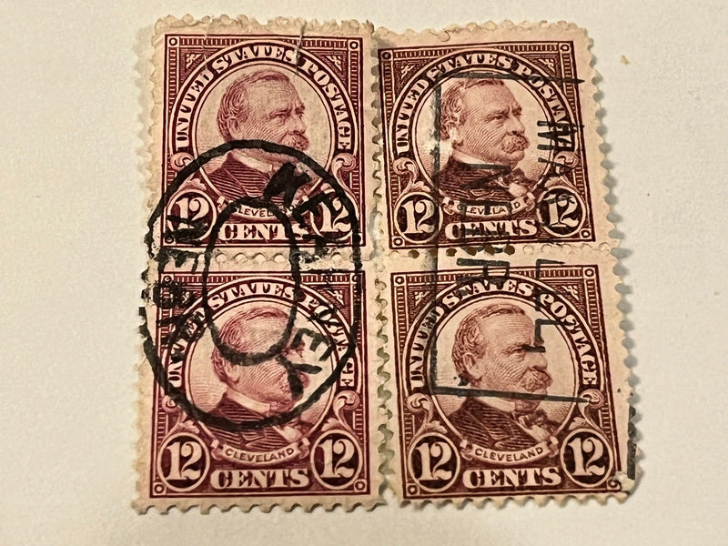 #693 - 1931 12c Cleveland (cancelled)