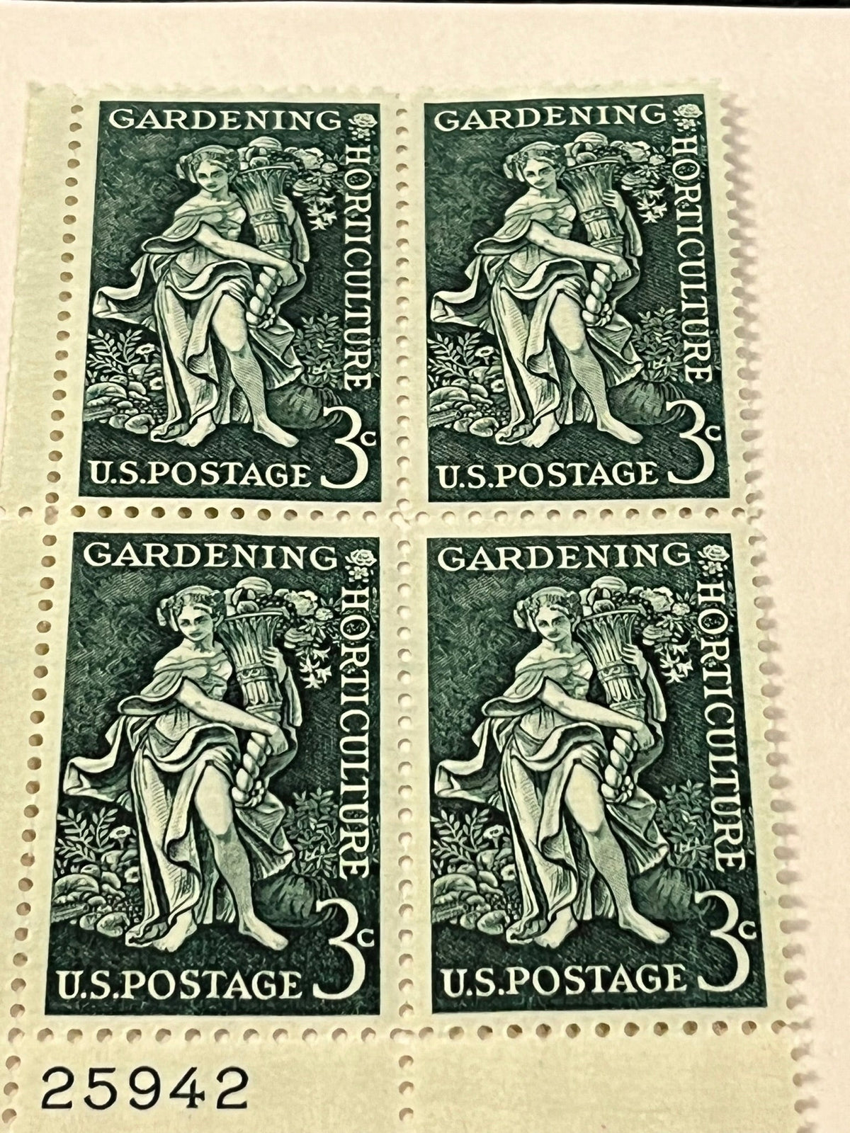 3c Gardening Horticulture Plate block