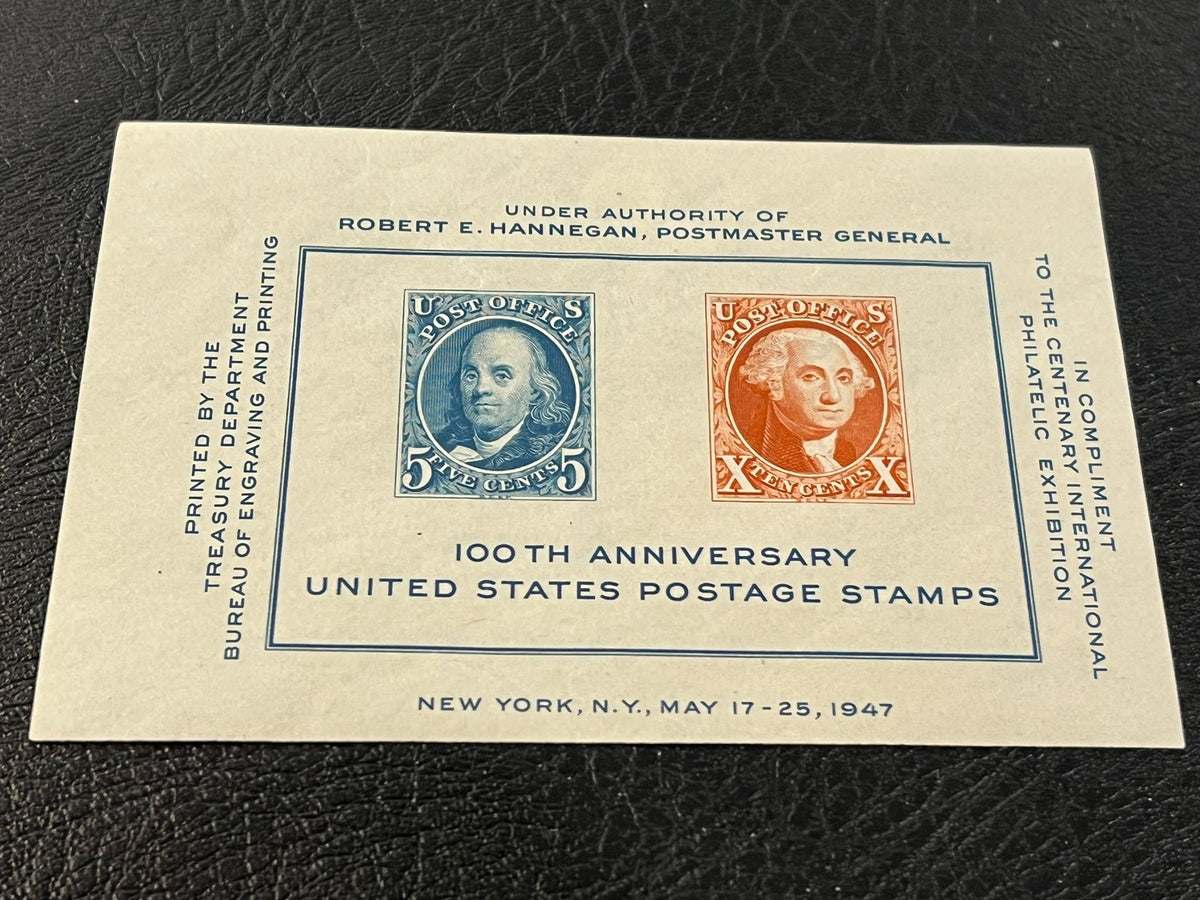 #948 - 1947 100th Anniversary United States Postage Stamps