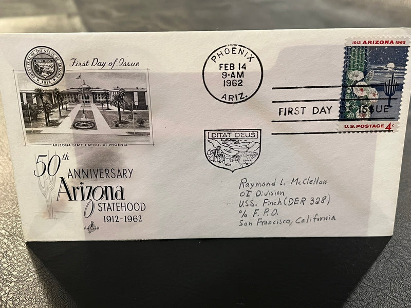 50th Anniversary - Arizona Statehood FDC 1962