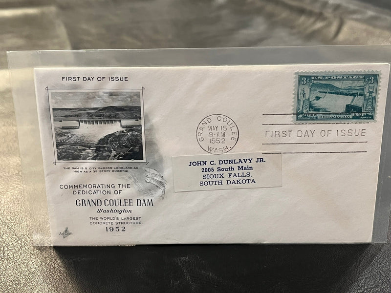 Grand Coulee Dam Dedication 1952 FDC