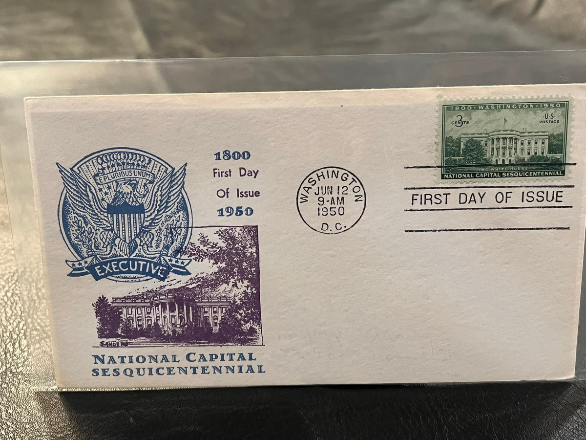 Executive Branch - National Capital Sesquicentennial FDC