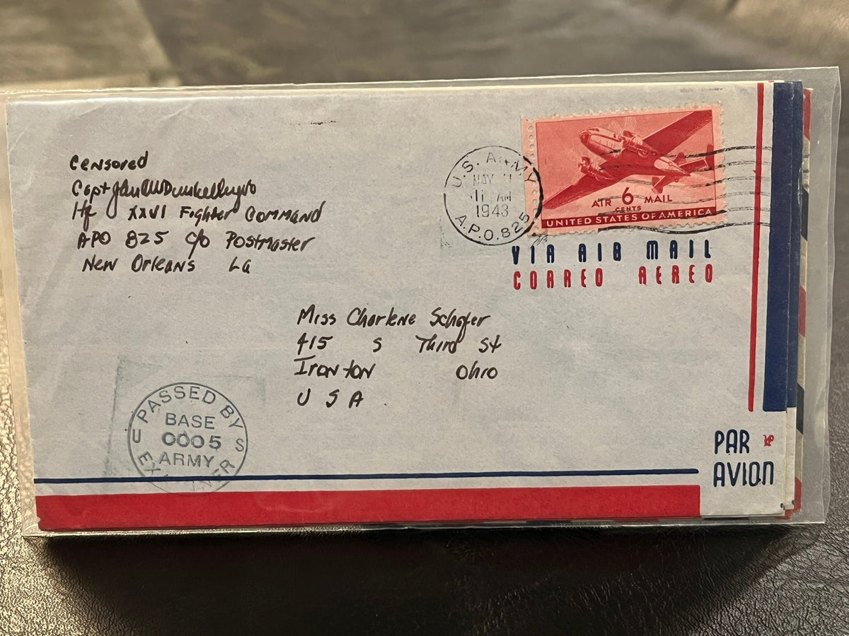 WWIII censored mail. Fine condition.