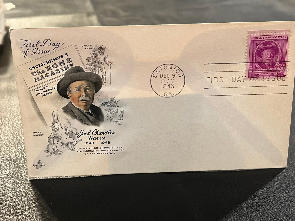 Joel Chandler Harris  1948 Art Craft FDC